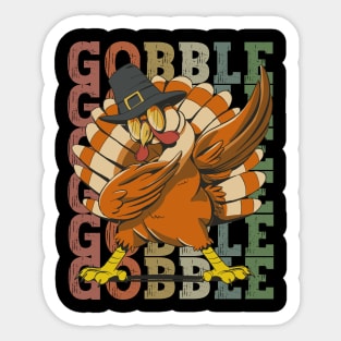 Funny ThanksGiving Turkey Sticker